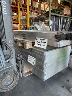 ALU POORT H180 X 100